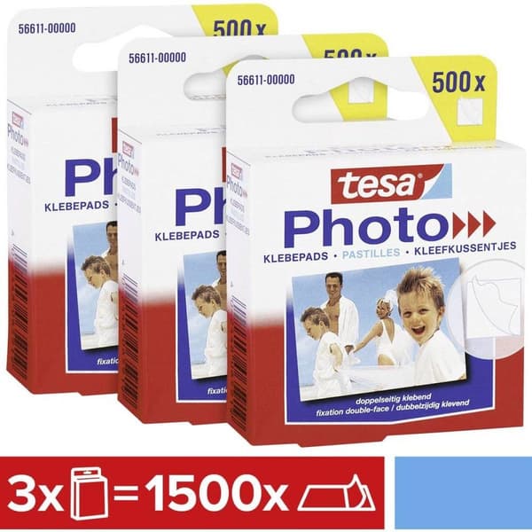 tesa Photo® -liimatyynyt Valkoinen