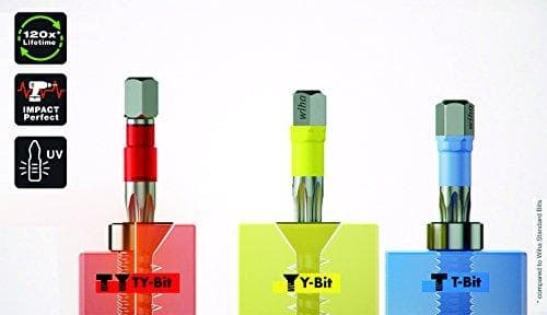 WIHA 41662 - Bitset, 5 delar, T-bits, 50 mm, #2 (41662)