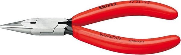 Knipex 37 31 125 Elektronik og finmekanik Flad tænger med rund næse Lige 125 mm