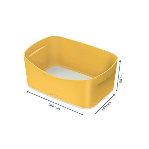 Leitz MyBox opbevaringsboks, varm gul, hyggelig serie, 52640019