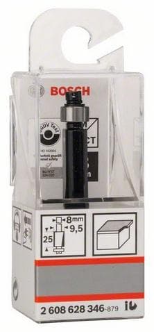 Bosch - Kantfræsere 8 mm, D1 9,5 mm, L 25,4 mm, G 68 mm