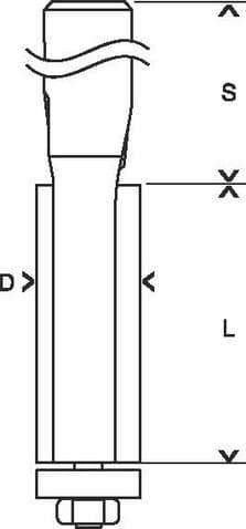 Bosch - Kantfræsere 8 mm, D1 9,5 mm, L 25,4 mm, G 68 mm