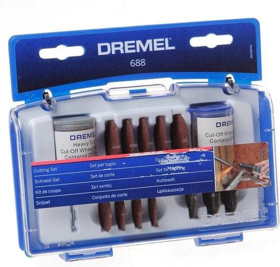 Dremel 688 - Roterande verktygstillbehörsset - 69 delar - för Dremel 3000, 4000, 4200, 7700, 8100, 8200