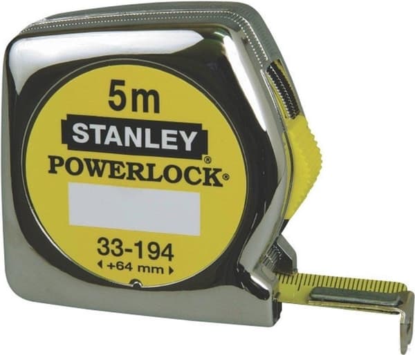 STANLEY Målebånd - Powerlock Målebånd - 5 Meter - 1-33-194