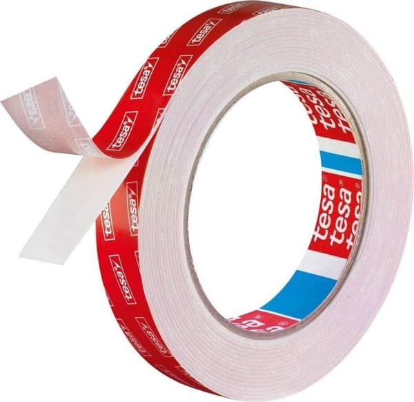 Kaksipuolinen Tesa-asennusteippi laatoille ja metallille - 5 mx 19 mm.