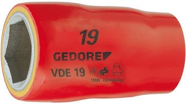 Gedore VDE 19 10 6122510 VDE topnøgleindsats 10 mm 1/2 (12,5 mm)