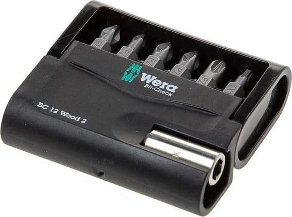 Wera 5057422001 12-delad Bit-Check 12 Wood 2 Bits set