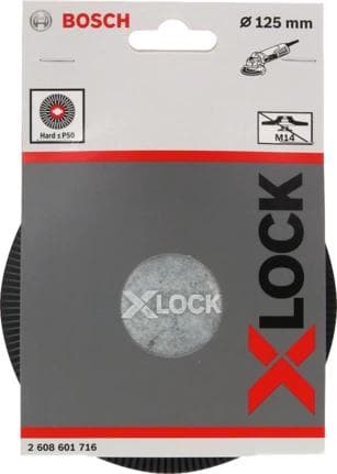 Bosch - pudsepude - 125 mm - X-LOCK