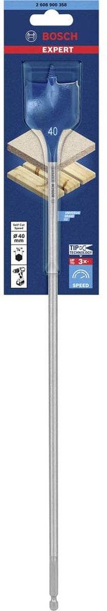 Bosch tillbehör 2608900358 Träfräs 40 mm Total längd 400 mm Sexkantigt skaft 1 st.