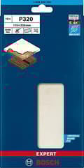 Miniatyrbild 2 av 6: Bosch Expert M480 Nät - sandpapper - 10 stycken - rektangulärt - korn: P320 - 115mm x 230mm