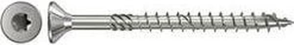 Fischer 657024 Træskrue 3,5 mm 35 mm Torx rustfrit stål A2 200 stk.