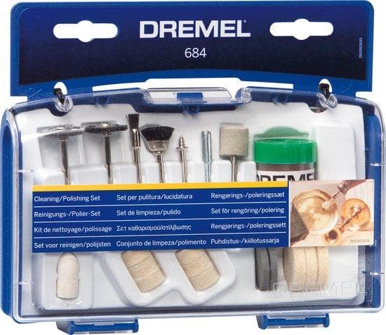 Dremel 684 - Roterande verktygstillbehörsset - 20 delar - för Dremel 3000, 4000, 4200, 7700, 8100, 8200