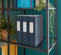 Miniatyrbillede 2 af 8: LEITZ Folder Active Cozy, 180 grader, DIN A4, 82 mm, grå afrundet ryg, lavet af polyfoam, grå indvendig, - 1 stk (1038-00-89)