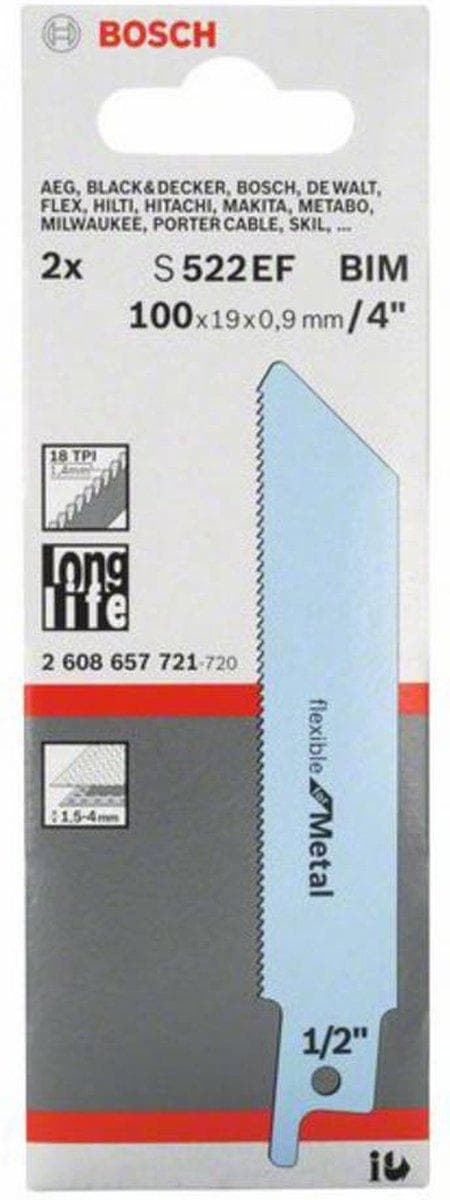 Bosch - Stempelsavklinge - REC. S522EF 2PC