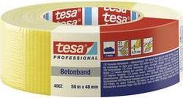 tesa 04662-00199-00 Tygtejp tesa Professional Gul (LxB) 50 mx 48 mm 1 st.