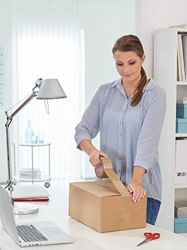 tesapack® Ultra Strong - PVC-tejper för fast förpackning och säker buntning - brun - 66 mx 50 mm - 3 rullar