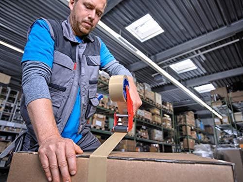 tesapack® Ultra Strong - PVC-tejper för fast förpackning och säker buntning - brun - 66 mx 50 mm - 3 rullar