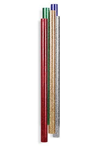 Steinel 064891 glitter limstifter Ø 11 mm 10 pinde, 200 g, 200 mm længde, farverig hot-melt lim i 5 forskellige farver, stk., antal