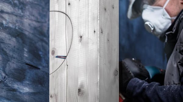Bosch 2608900384 EXPERT Fram- och återgående sågblad S715LHM Trä med metall