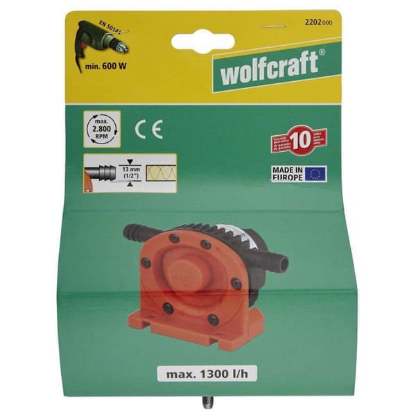 Wolfcraft Pumpe - Plast - 1300 l/t