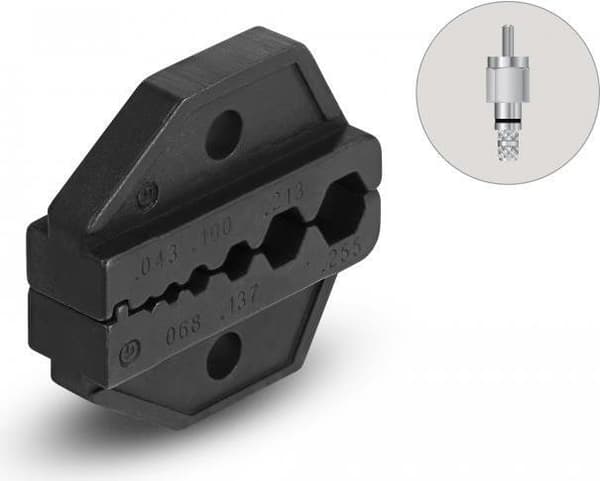 Delock Ratchet V - presseprofilindsats til krympetang - til P/N: 90295, 90296, 90527, 90528 (90533)