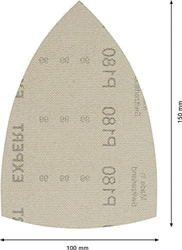 Bosch Professional 10x Expert M480 slibenetsæt (til hårdttræ, maling på træ, 100x150 mm, korn 180, multi-sliber tilbehør)