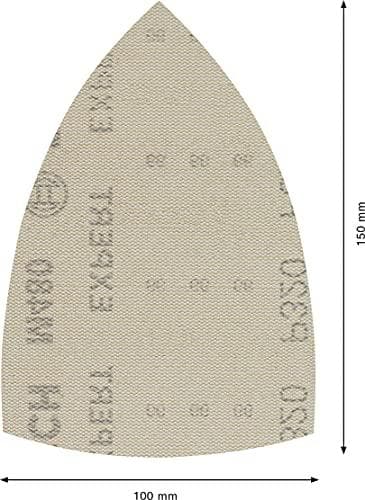 Bosch Professional 10x Expert M480 hiomaverkkosarjat (kovapuulle, maali puulle, 100x150 mm, 320 karkeus, monihiomakoneen lisävaruste)
