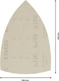 Miniatyrbillede 3 af 6: Bosch Professional 10x Expert M480 slibenetsæt (til hårdttræ, maling på træ, 100x150 mm, korn 150, multi-sliber tilbehør)