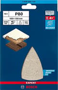 Miniatyrbild 2 av 6: Bosch Expert M480 Net - Sandpapper - 10 stycken - Delta - Korn: P80 - 100mm x 150mm