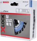 Miniatyrbillede 3 af 5: Bosch tung til metal X-Lock - rund børste - til metal - 115 mm