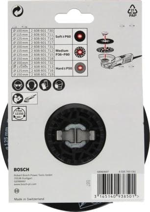 Bosch - taustapehmuste - 115 mm - X-LOCK