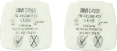 3M Secure Click hiukkassuodatin D7935 P3 R D7935 4kpl.