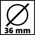 Miniatyrbillede 3 af 6: EINHELL fleksibel spaltemundstykke (lang) velegnet til våde og tørre støvsugere (2351204)