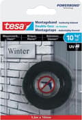 Miniatyrbillede 4 af 7: 1x Tesa dobbeltsidet monteringstape på rulle til mursten 1,5 meter - DIY materiale - Husholdningsartikler - Tesa Powerbond - Vandtæt - Monteringstape