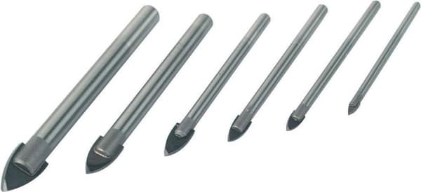 Brüder Mannesmann 54806 6-delt glasboresæt - 3-10mm