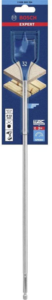 Bosch tilbehør 2608900354 Overfræserbit 32 mm Totallængde 400 mm Sekskantet skaft 1 stk.
