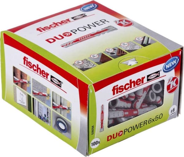 Stik fischer DUOPOWER 6x50 (100 stk)