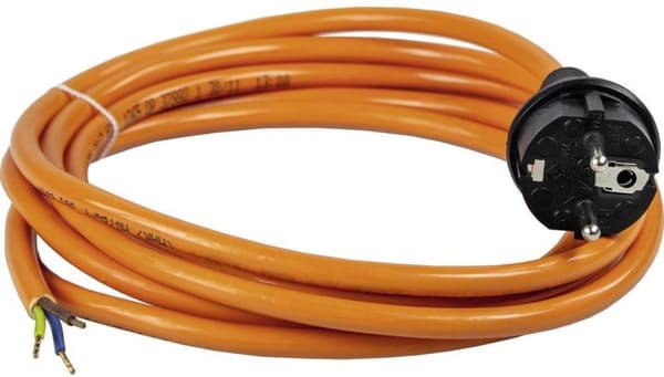 AS Schwabe 70918 Tilslutningskabel Power Orange 3,00 m