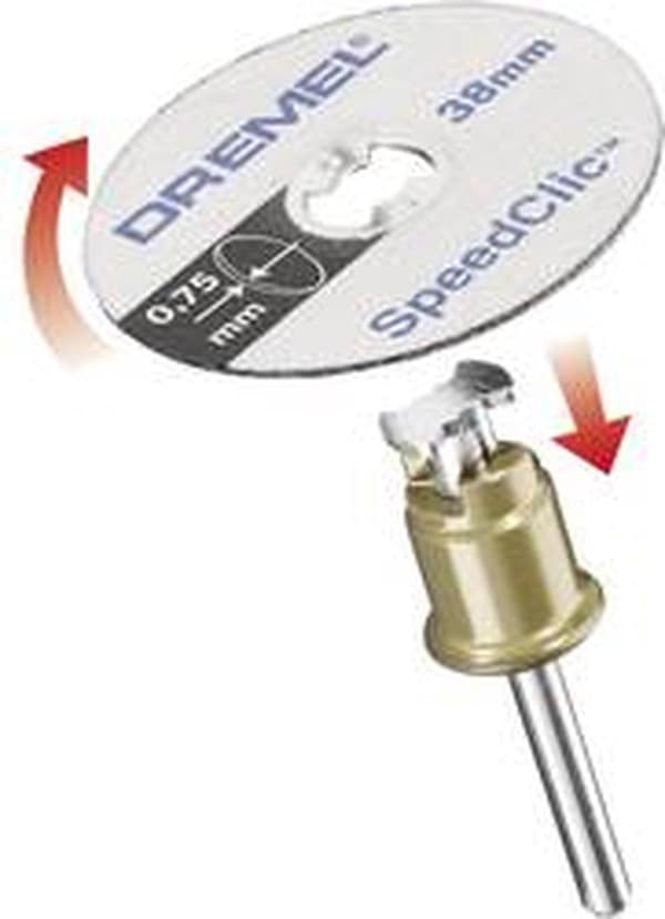 Dremel EZ SpeedClic: tunna skärskivor 5-pack. - SC409