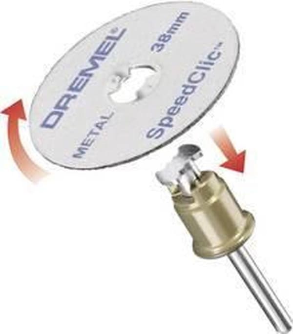 Dremel EZ SpeedClic: 5-pak metalskæreskiver. - SC456