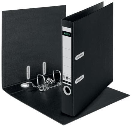 Leitz 180° Recycle File Folder A4 - 50 mm - 100 % kierrätettävä FSC & Blue Angel -ympäristösertifikaatilla - Kestävä kehitys - Läpinäkyvä - Toimisto-