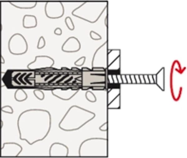 Fischer UX 6 x 50 Universalstik 50 mm 6 mm 72094 100 stk.