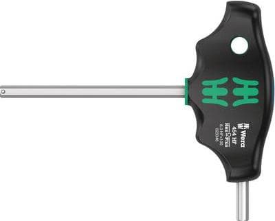 Wera '05023346001 454 HF T-håndtag sekskantet skruetrækker Hex-Plus, 6 x 100 mm