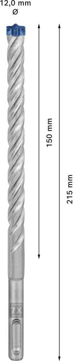 Bosch 2608900109 EXPERT Slagborr SDS plus-7X 12x150x215mm