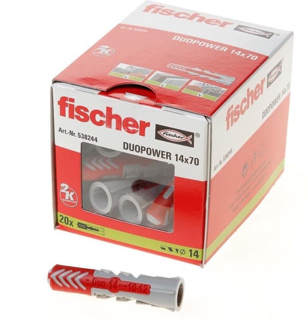 Fischer plugg Duopower 14x70mm