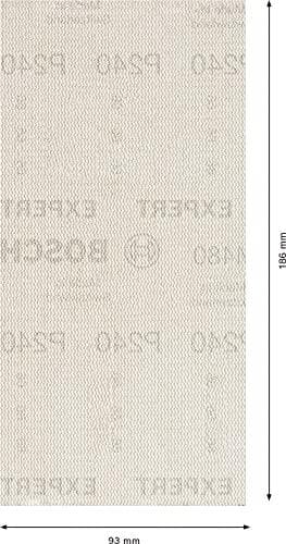 Bosch Expert M480 - Hiomaverkko - 10 kpl - suorakaiteen muotoinen - karkeus: 240 - 93 mm x 186 mm (2608900749)
