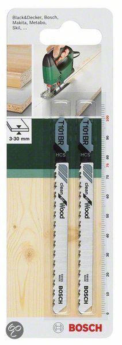 Bosch - Sticksågsblad HCS, T 101 BR Clean for Wood