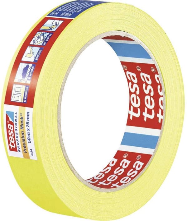 Tesa Precision Masking Tape 4334 - 50m x 25mm