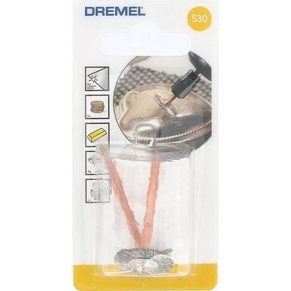 Dremel 530 rostfri borste - arbets Ø 19,0 mm - 2 st
