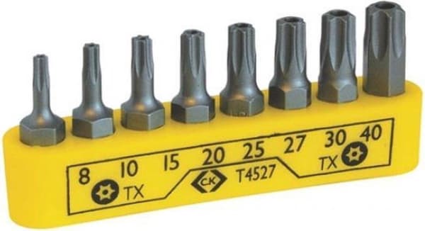 CK Safetytorx bit sæt (8 stk.)